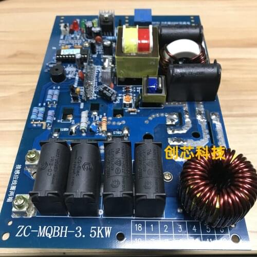 3.5kw 3500W Electromagnetic Heating Control Panel Induction Heating Control Board Electromagnetic Heater