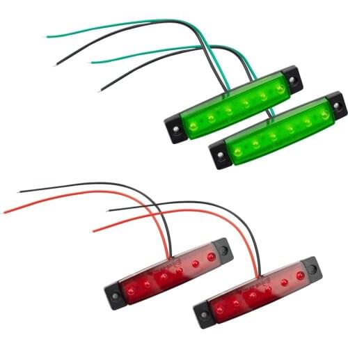 4Pcs DC12V Navigation Lights Waterproof Anti-Collision ABS Plastic Dustproof Exterior Parts Marine Boat Indicator Lamps