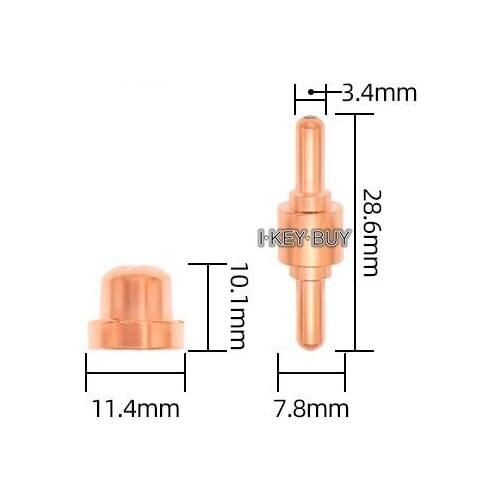 5Pieces/Lot LGK40 Plasma Cutting Machine Electrode Nozzle
