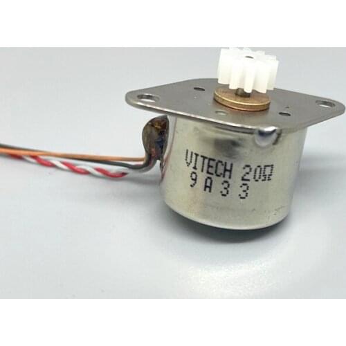 5pcs/lot Micro 15mm Stepper Electric Motor 2-phase 4-wire 18 Degree with 0.5M 10T Gear Stepping Motor for Small Home Appliance
