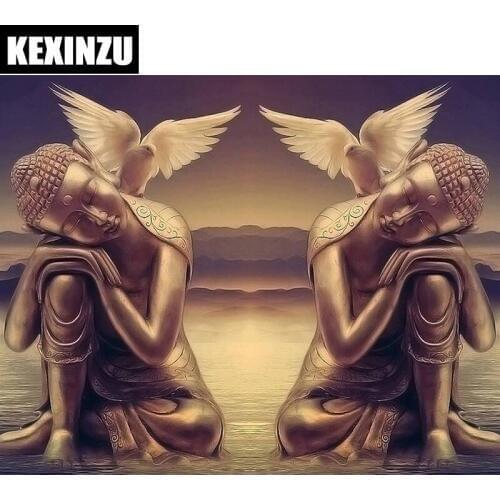 5d DIY diamond embroidery painting,Buddha statue,Cross stitch full square mosaic Rhinestone paintings from crystals decoration