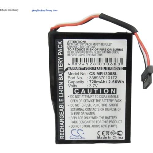 Cameron Sino 720mAh Battery for Magellan RoadMate 1300, 1340