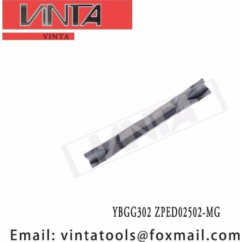 Free shipping high quality 10pcs/lots YBGG302 ZPED02502-MG cnc carbide threading inserts
