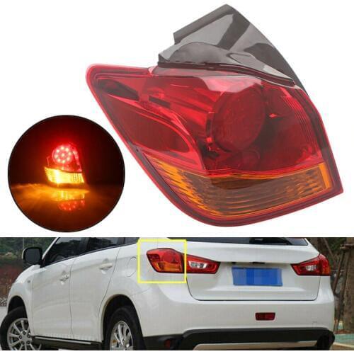 DWCX Car Left Outer Tail Light Brake Lamp Fit For Mitsubishi Outlander Sport ASX RVR 2011-2013 2014 2015 2016 2017 2018 2019