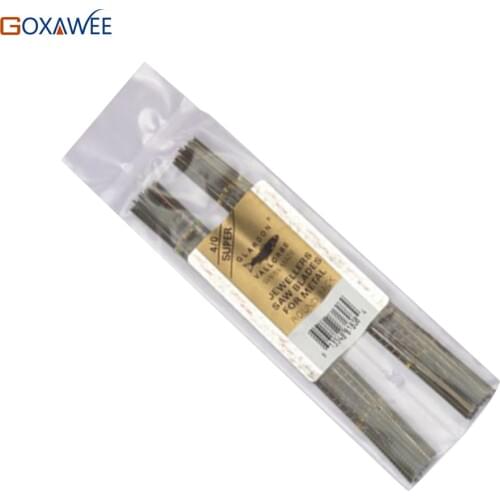GOXAWEE 144 pcs/pack Jewelry Making Metal Cutting Sawing Tools Sawblades Jewelry Sawblades GoldSmith Tool 7/0, 8/0