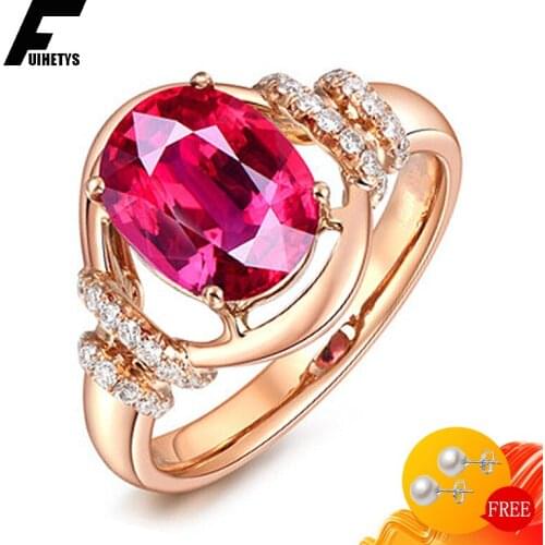 Vintage 925 Silver Jewelry Rings Oval Shape Ruby Zircon Gemstone Open Finger Ring for Women Wedding Engagement Party Ornaments