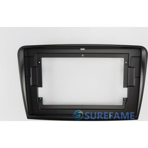 10.1 inch Car Radio Facia Panel for SKODA SuperB 2008-2015 Fascia Dash Kit Install Console Plate Adapter Bezel Cover Trim Frame