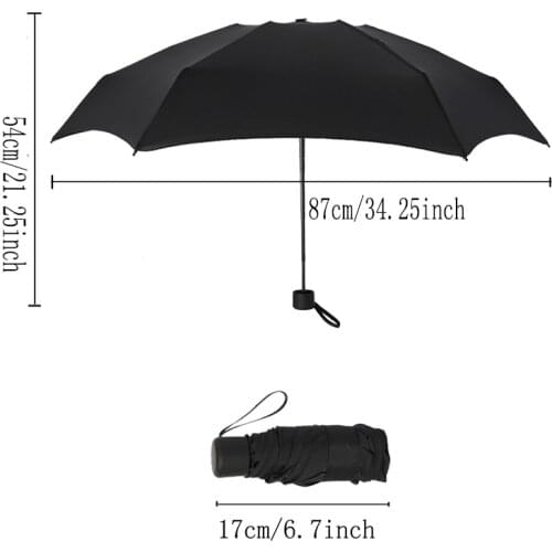 Mini Women Pocket Small Umbrella Anti UV Paraguas Sun Umbrella Rain Windproof Light Folding Portable Umbrellas For Boy Girl
