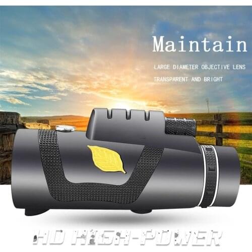 12x50 HD Monocular Night Vision Of Hunting Telescope For Camping Hiking Target Shooting