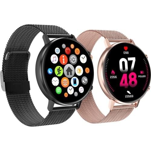 2020 Men Women Smart Watch 360*360 Resolution Full Touch IP67 Waterproof Heart Rate Monitoring Motion tracking For Android IOS