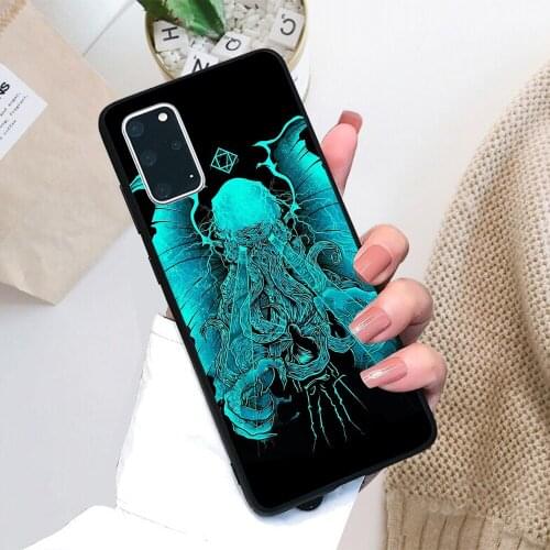 For Samsung Galaxy Cthulhu Soft TPU Black Border Samsung Galaxy Case