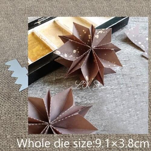 New Design Craft Metal Cutting Die die cuts Folding star flower decoration scrapbook Album Paper Card Craft Embossing die cuts