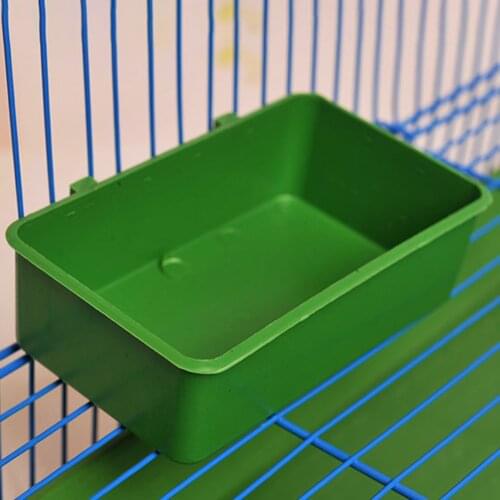 Parrot Bird Bathtub Bathing Bowl Plastic Cage Outdoor Shower Standing Small Size Bird Poultry Feeder Pet Supply