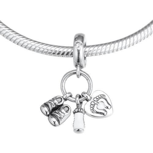 Fits for Pandora Charms Bracelets My Little Baby Dangle Beads 100% 925 Sterling Silver Jewelry Free Shipping