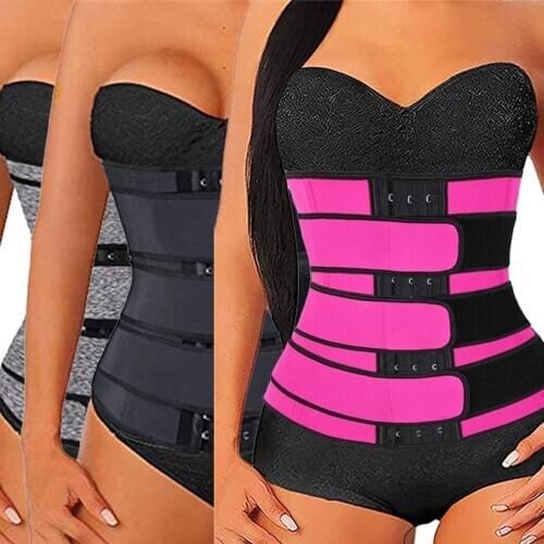 Slimming Sauna Trainers 3 Band Body Shaper Croset Waist Trainer Wasit Trainer Womens Girdle Cincher Wist Weist Trainers