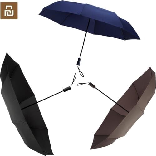 Youpin Rainy Sunny Bumbershoot Aluminum Windproof Waterproof UV Parasol Man woman Summer Winter Sunshade