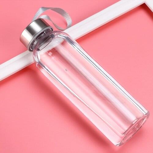 Outdoor Sports Portable Water Bottles Plastic Transparent Round Leakproof Travel Carrying for Water Bottle Drinkware sale
