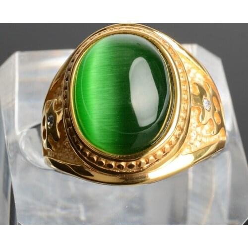 Domineering Mens Ring Luxury Crystal Ring Gentleman Fashion Engagement Wedding Banquet Senior Jewelry Holiday Birthday Gifts