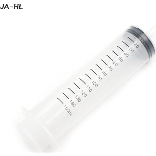 150ml Plastic Reusable Big Large Hydroponics Cat Feeding Nutrient Sterile Health Measuring Syringe Tools Accessories
