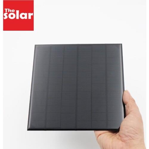 18VDC 250mA 4.5Watt 4.5W Solar Panel Standard Epoxy Monocrystalline Silicon charge for 12V Battery Charge Module Mini Solar Cell