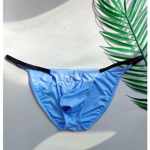2021 Brand Sexy Underwear Men Jockstrap Quick Dry Briefs Men Bikini Gay Mans Underwear Male Cuecas Penis Striped Underwear