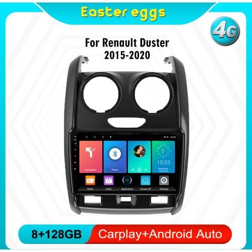 For Renault Duster 2014 - 2018 2 DIN Android 8.1 Car Radio Multimedia Video Player Navigation GPS WIFI FM Android stereo
