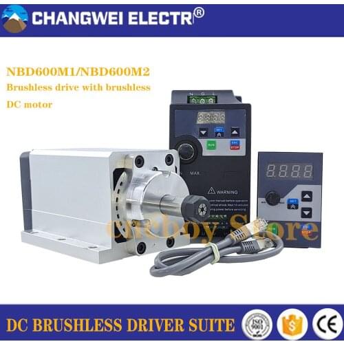 Brushless DC drive kit NBD600M1 110VAC /NBD600M2 220VAC brushless driver 600W with brushless DC motor running speed 12000R/Min