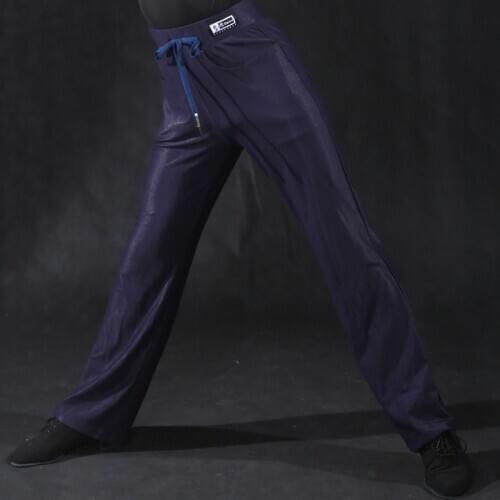 New Boys Latin Dance Pants Black Men Ballroom Latin Dance Trousers Modern Salsa Tango Rumba Samba Cha Cha Latin Pants DQS5225