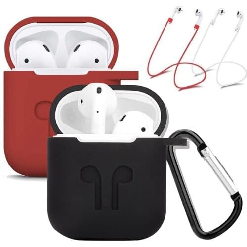 COOLAXY Headphone Box for Airpods Case Strap For Airpods Case Earphone Shockproof Protector For Apple Airpod Accessories