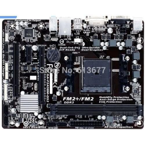Gigabyte GA-F2A58M-DS2 original motherboard for FM2+/FM2 DDR3 RAM 64G USED Desktop motherboard