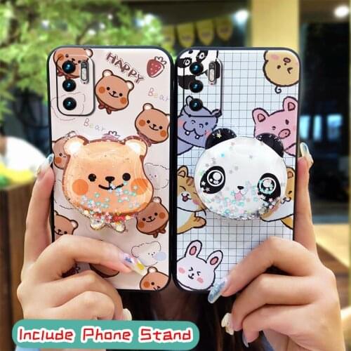Cute Silicone Phone Case For Xiaomi Redmi Note10 5G/POCO M3 Pro 4G/M3 Pro 5G For Woman TPU