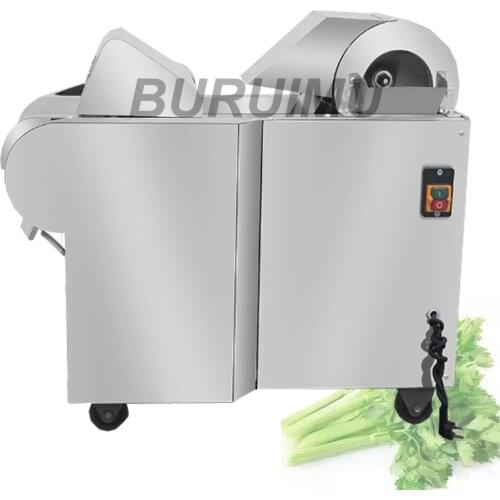 Multi-Function Automatic Vegetable Cutting Machine Commercial Electric Potato Slicer Green Pepper Shredder Maker