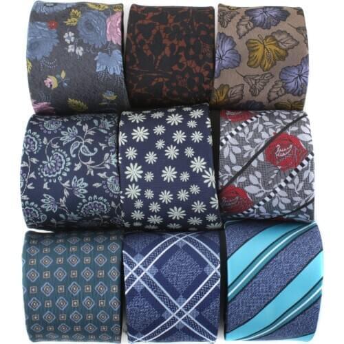 Sitonjwly 7cm Mens Necktie Business Dress Shirt Polyester Neckties Corbatas Jacquard Neck Tie Party Cravat Custom LOGO