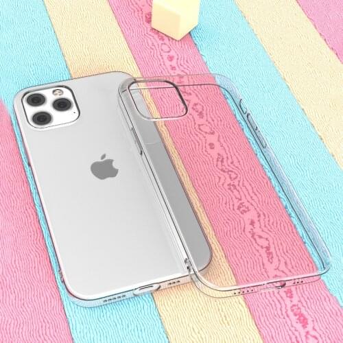 Soft Transparent Bumper iPhone Case For iphone 11 12 Pro Max XS 5 6 6S 7 8 SE Silicone Phone Cover