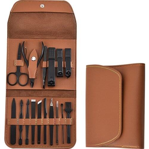 Nail Art Pedicure Set Fingers Toes Nail Scissors Beauty Tool Belt Holster Set Ladies Men