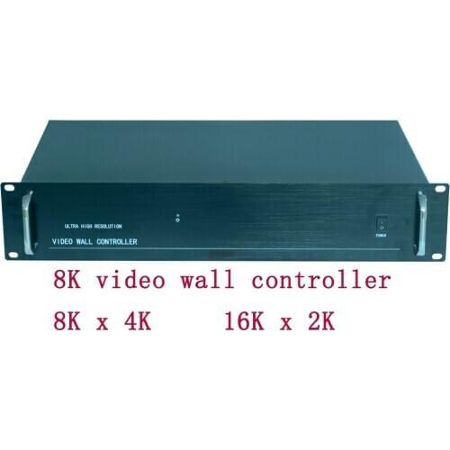4x4 Ultra-high-resolution video wall controller for 16 units,Supoer resolution 8K x 4K video wall processor