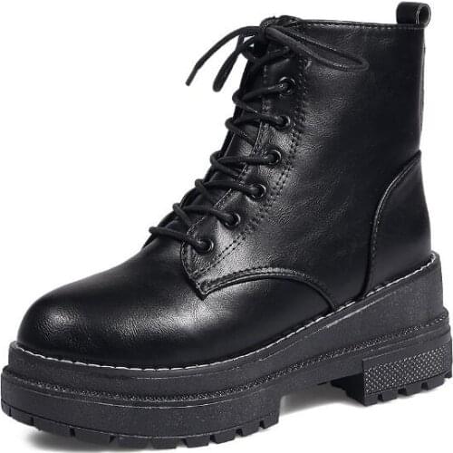 New women‘s wram classic sexy elegant fashion pu shose cancise pumps winter Soft and comfortable wedges women boots shoes