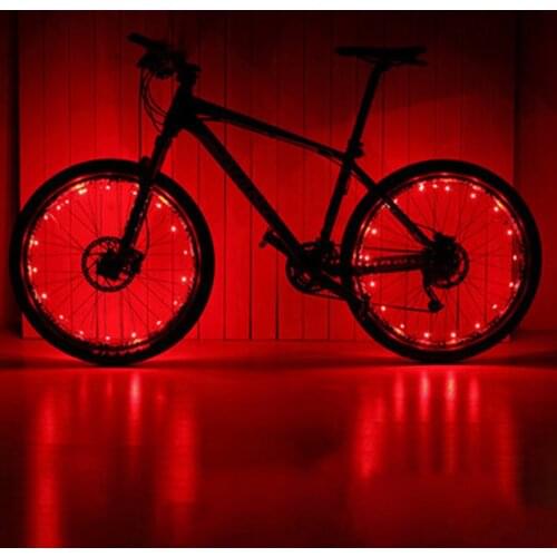 NEW Tire Pack LED Bicycle Wheel Lights Bright Colorful Light For Bikes Fits Front Or Rear Tire Waterproof LED Bike Wheel Lights