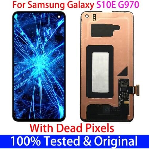 Original S10E lcd For Samsung Galaxy S10e G970 SM-G970F G970U With a Very Small Dot LCD Display + Touch Screen Digitize Assembly
