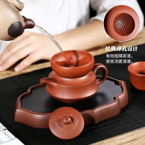 Selling new) wholesale and hold world with virtue yixing purple sand tea strainer manually tea tea accessories