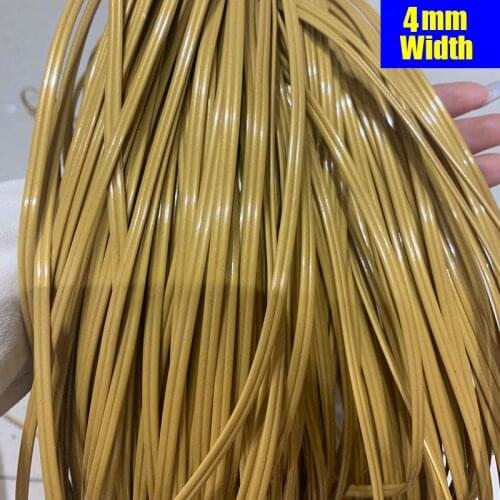 4mm Width 500g Double Flat Synthetic Rattan Material Home Handmade Rattans Roll Crafts Knit Repair Chair Table Hanging Basket