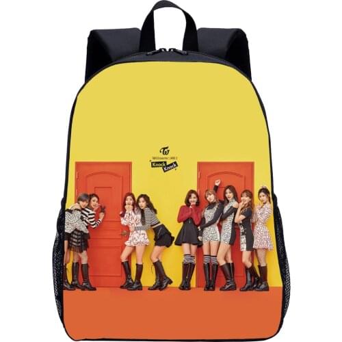 High Quality Girl Group Twice Kids School Bag Surprise Bag For Kids Student Backpack Back Pack Children Fans Gift