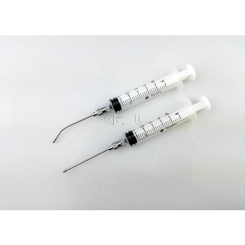 Gavage Crop Needle Feeding Syringe 5ml W 1.2mm x 55mm #12 Straight-curve, Animal Feeding Needle, Oral Syringe