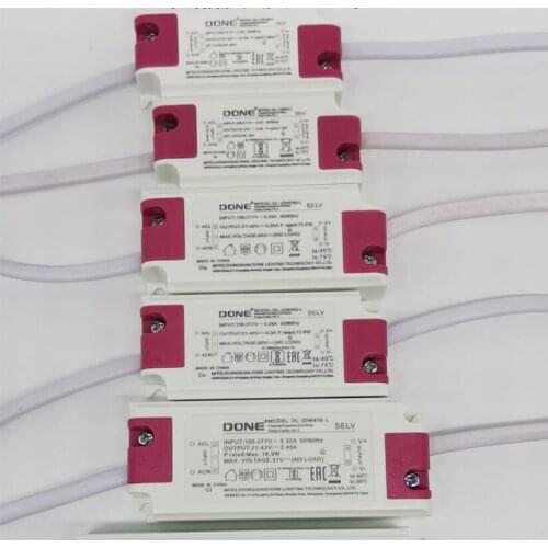 LED Driver Power Supply 7W 12W 20W 30W 40W 50W AC100-277V High Efficiency Transformer For Led Down,Channel,Spot Lighting
