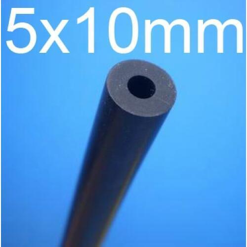 5mm ID 10mm OD NBR tube,Nitrile butadiene rubber tubing, resistance to Diesel, petrol, lubricating oil resistant hose pipe