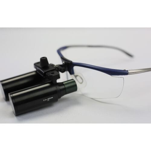 Taos 6.0X Magnification Binocular Dental Surgery Surgical Magnifier with LED headlight with optometry insert lens