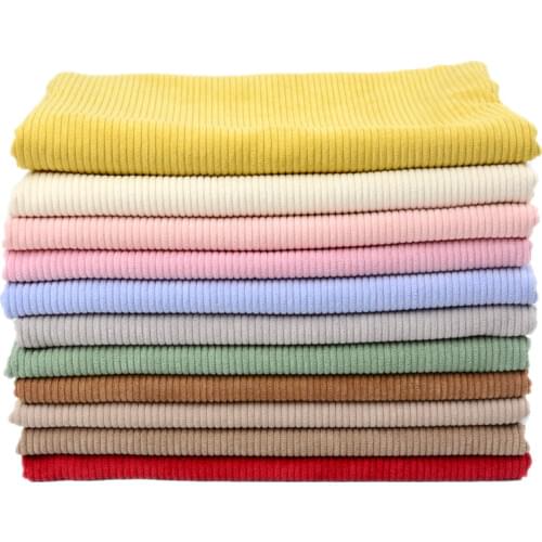50-100-150-200cm 155cm Corduroy Fabric Cloth Solid Color Coat Clothing Shirt Padded Jacket Sofa Velvet Comfortable Breathable