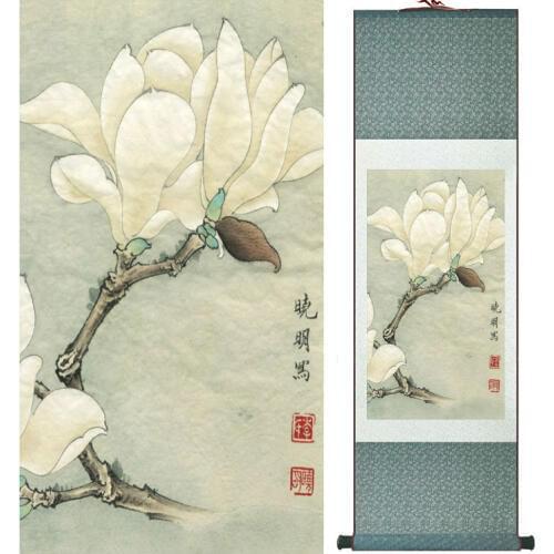 Top quality Flower painting Chinese wash painting home decoration painting Chinese traditional art panting No.32318