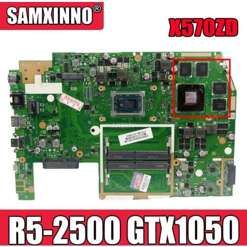 X570ZD Motherboard For Asus TUF YX570Z YX570ZD X570Z X570ZD Laptop motherboard Mainboard R5-2500 CPU GTX1050 GPU