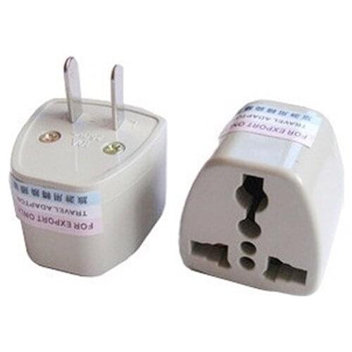 1pcs Best Universal Travel Adapter Converter China/UK Plug to US AC Power Socket Pin Plug Travel Charger Adapter Converter 250V